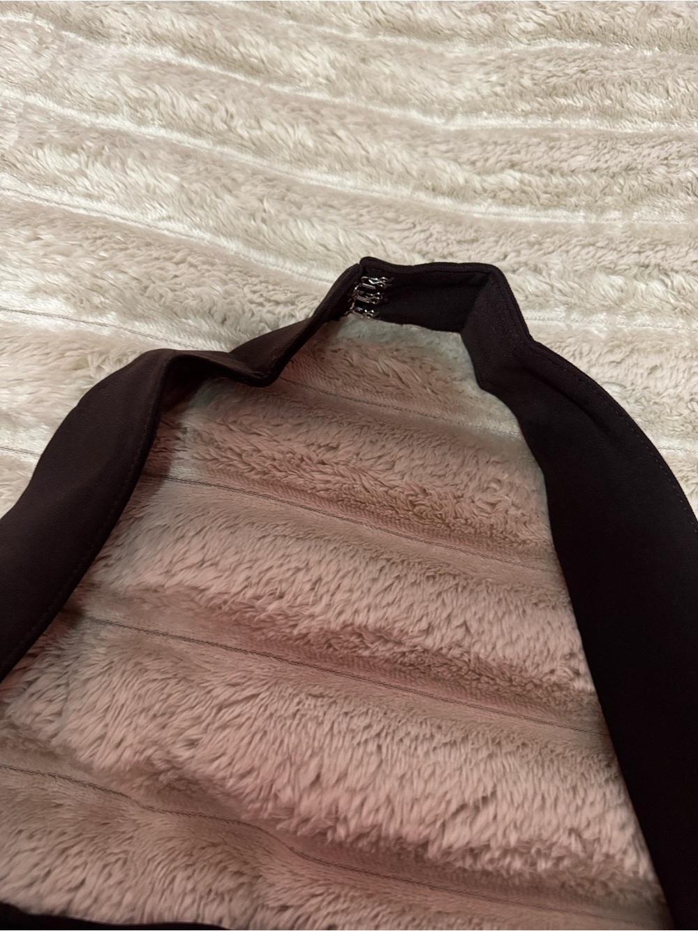Meshki Stacie Pleated Halter Dress in Cacoa - Picture 13 of 13